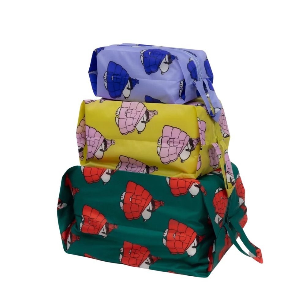 BAGGU - Snoopy 3D zip set (limited edition)
